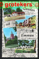 EMMEN Groeten Uit 4-luik 1966 - Emmen