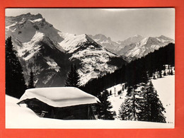 NAE-08  Charme De Villars En Hiver Dent De Morcles  Circulé  Carte-Photo Pot. GF - Morcles