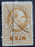 AUSTRIA 1874/75 - Canceled - ANK 16 - Telegraph