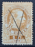 AUSTRIA 1874/75 - Canceled - ANK 16 - Telégrafo