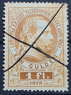 AUSTRIA 1874/75 - Canceled - ANK 16 - Telegraphenmarken