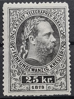 AUSTRIA 1873 - Canceled - ANK 4 - Telégrafo