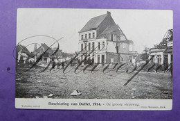 Duffel Guerre 1914-1918 WO I  De Grote Steenweg - Duffel