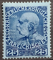 AUSTRIAN POST IN CRETA 1908 - MNH - ANK 20 - Levant Autrichien