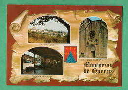 82 Tarn Et Garonne Montpezat De Quercy  Carte Postale Multivues - Montpezat De Quercy