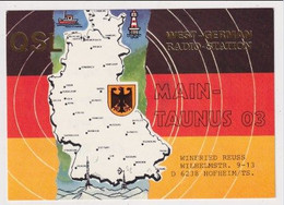 AK 037355 QSL - Germany - Hofheim / Ts. - Radio