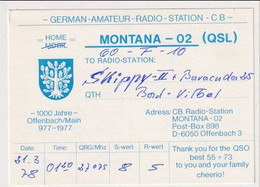 AK 037369 QSL - Germany - Offenbach / Main - Radio