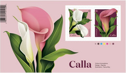 2022 Canada Flower Callas Mini Sheet MNH - Nuovi