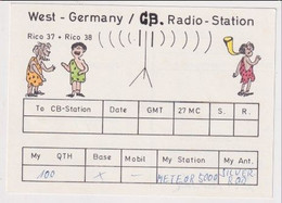 AK 037409 QSL - Germany - Nanz - Willerhausen - Radio