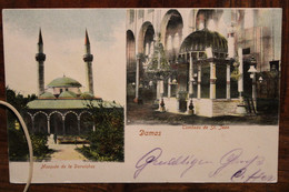 1903 CPA Ak Entier DAMAS Engelberg Germany Syrie Syria Turquie Türkei LEVANT Turkey Empire Ottoman Mosquée Derwiches - Turquia