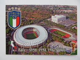 Italy Football Team Rome Stadio Olimpico "History Of FIFA World Cup" - Voetbal