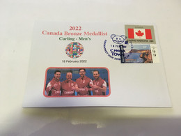 (2 G 4) Beijing 2022 Olympic Winter Games - Bronze Canada - Curling Men's - Winter 2022: Peking