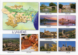 Carte Géographique - En Parcourant L'AUDE 11 - Cassoulet, Arques, Limoux, Castelnaudary, Canal Du Midi - Landkarten