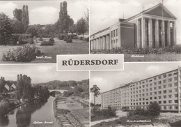 A8485) RÜDERSDORF B. Berlin - Torell Platz Klubhaus - Bülow Kanal U. Kreiskrankenhaus ALT ! 750 Jahre 1985 - Rüdersdorf