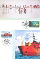 AAT - 20.6.1991 - 2 CM/MK FDC - 30th ANNIVERSARY ANTARCTIC TREATY - Yv 88-89 - Lot 24872 - Cartoline Maximum