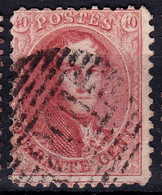 Stamp Belgium 1863-65 King Leopold I 40c Used Lot#51 - 1849-1865 Medaillons (Varia)