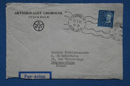 AR12 SVERIGE   BELLE LETTRE DEVANT    1949 STOCKHOLM  POUR IVRY PARIS  FRANCE  + AFFRANCH.  PLAISANT - Briefe U. Dokumente
