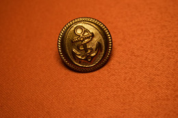 BOUTON OFFICIER DE MARINE , ARMÉE FRANÇAISE ,  FIN 19 ÈME DÉBUT 20 ÈME - Buttons