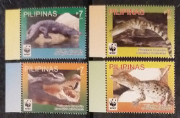 (WWF-472) W.W.F. Philippines Philippine Crocodile MNH Perf Stamps With Margin 2011 - Ongebruikt