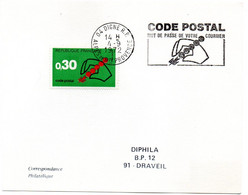 ALPES De HP - Dépt N° 04 = DIGNE RP 1972 = FLAMME CONCORDANTE SUPERBE = SECAP Illustrée   'CODE POSTAL / MOT DE PASSE ' - Code Postal