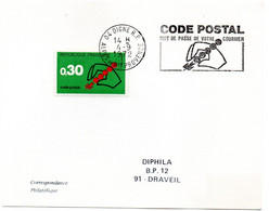 ALPES De HP - Dépt N° 04 = DIGNE RP 1972 = FLAMME CONCORDANTE SUPERBE = SECAP Illustrée   'CODE POSTAL / MOT DE PASSE ' - Codice Postale