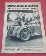 Dimanche Auto N°86 Septembre 1929 Circuit Routes Pavées Pont à Marcq GP Monza Vosges Mirecourt Domremy Neufchateau - 1900 - 1949