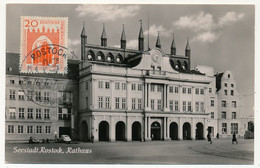 ALLEMAGNE EST - Carte Maximum - Seestadt Rostock, Rathaus - 13/4/1959 - Cartas Máxima
