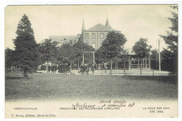 HERCK-la-VILLE - Pensionnat Des Religieuses Ursulines - La Cour Des Jeux été 1904 - Herk-de-Stad