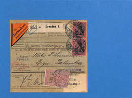 Allemagne Reich 1910 Carte Postale De Dresden à La Serbie (G4862) - Brieven En Documenten