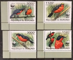 (WWF-492) W.W.F. Burundi Bird MNH Perf Stamps With Margin 2011 - Ongebruikt