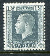 New Zealand 1915-30 KGV - Recess - P.14 X 13½ - 1½d Grey-slate HM (SG 416) - Unused Stamps