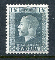 New Zealand 1915-30 KGV - Recess - P.14 X 13½ - 1½d Grey-slate HM (SG 416) - Nuovi
