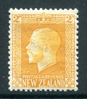 New Zealand 1915-30 KGV - Recess - P.14 X 13½ - 2d Yellow HM (SG 418) - Unused Stamps
