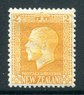 New Zealand 1915-30 KGV - Recess - P.14 X 13½ - 2d Yellow HM (SG 418) - Nuevos