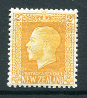 New Zealand 1915-30 KGV - Recess - P.14 X 13½ - 2d Yellow HM (SG 418) - Nuevos