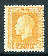 New Zealand 1915-30 KGV - Recess - P.14 X 14½ - 2d Yellow HM (SG 418a) - Unused Stamps