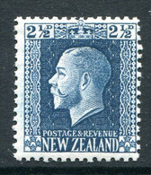 New Zealand 1915-30 KGV - Recess - P.14 X 13½ - 2½d Blue HM (SG 419) - Ongebruikt