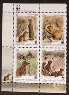 (WWF-493) W.W.F. Macedonia European Ground Squirrel MNH Perf Stamps 2011 - Ongebruikt