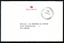 BELGIQUE. Lettre Du Grand Maréchal De La Cour. Belle Oblitération "Palais De Bruxelles 1991". - Non Classificati