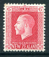 New Zealand 1915-30 KGV - Recess - P.14 X 13½ - 6d Carmine - Shade - HM (SG 425) - Nuevos