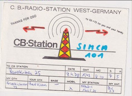 AK 037435 QSL - Germany - Friedrichsdorf - Radio