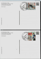 Cartes N° 293/294 Tintin De Hergé Obl Fdc  2007 - Stamped Stationery