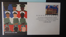 USA 2005 FDC Executive Order 9981 Form A Perfect Union Militaria Flags Selma Postmark Good Used - 2001-2010