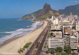 Brésil -  Rio De Janeiro - Praia De Léblon - Ecrite - Litoarte Nº RJ 016 - Rio De Janeiro