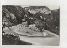 Gex (01) : PP D'une Voiture Peugeot Sur La Route Blanche Col De La Faucille En 1950 GF. - Gex