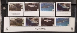 (WWF-496) 2 Sets Of W.W.F. Niuafo'ou Zebra Shark / Fish MNH Perf Stamps + Strip With Margin 2012 - Ongebruikt