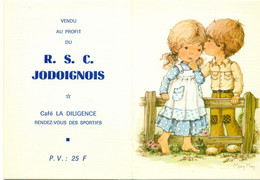 Kalender - Calendrier 1987 Vendu Au Profit Du R.S.C. Jodoignois Café La Diligence - Small : 1981-90
