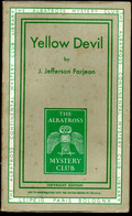The Albatross Mystery Club 1938 .Yellow Devil By J.Jefferson Farjeon - Andere
