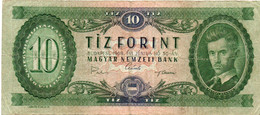HUNGARY 10 FORINT 1969 P-168d - Hongarije