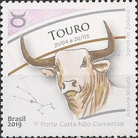 BRAZIL - SIGNS OF THE ZODIAC: TAURUS 2019 - MNH - Astrologie